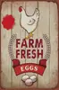 Pintura de ferro de animal personalizada decorações de parede externas penduradas pintura decorativa de fazenda country retrô americana