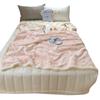 Manta Caliente de Cachemir Rosa Coreana Suave y Cera Cómoda Manta Casual de Terciopelo de Leche Manta de Felpa Funda de Manta