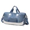 Nova bolsa esportiva de fitness, bolsa de viagem separada para seco e molhado, bolsa dobrável, portátil, grande capacidade, armazenamento externo, bolsa de bagagem