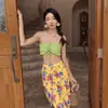Nuevo traje de baño sexy de tres piezas dividido para mujer, que cubre el abdomen, adelgazante, para pecho pequeño, push up, bikini conservador, traje de baño para aguas termales