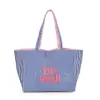 Bolsa de Lona Grande Capacidade Estilo Coreano Simples Versátil Moda Bolsa de Mão com Letra Cor Sólida Casual Reversível Bolsa Tote