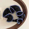 Scrunchie Ruffled Estilo Coreano com Renda, Simples e Gentil com o Cabelo, Elástico de Cabelo Plissado Artístico para Rabo de Cavalo, Corda de Cabelo Versátil