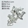 Lingotes Pequeños Brillantes de Imitación Plata Sólida, Lingotes Chapados en Plata, Semillas de Plata, Rellenos para Cuencos del Tesoro, Adornos de Decoración para Bodas en Templos