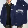 Moderna Nueva Sudadera con Capucha y Cremallera Estampada Arirang World Tour Sudadera Suelta Casual para Fans