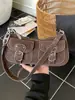 Bolso Cruzado Casual de un Solo Hombro para Mujer, Nuevo Estilo de Nicho 2026, Bolso de Chica Biker Popular, Bolso Cruzado Retro de un Solo Hombro