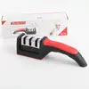 Afilador de cuchillos para el hogar de cocina, conveniente y rápido para afilar cuchillos, afilador de cuchillos multifuncional de tres ranuras, nueva piedra de afilar cuchillos de mano