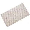 Alfombrilla de baño a cuadros, Alfombrilla de pie con ventosa a cuadros, Esterilla antideslizante para ducha y baño, Felpudo, Venta directa de fábrica, Dropshipping
