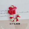 Serie navideña Calcetines de Papá Noel accesorios de resina de muñeco de nieve materiales de decoración navideña para funda de teléfono DIY accesorios para el cabello