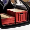 Caixa de Armazenamento Grande Capacidade para Camping ao Ar Livre, Caixa de Armazenamento para Porta-Malas de Carro, Caixa de Piquenique, Caixa de Armazenamento Dobrável Multifuncional