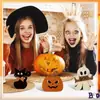 Transfronteiriço Novo Halloween Gato Preto Abóbora Fantasma Enfeites de Madeira Decorações de Feriado Montagem de Atmosfera de Festa Pequeno Suporte de Exibição