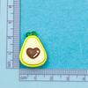 Brillo fresa aguacate piña piñones pasador cuerda para el pelo pegamento de crema material hecho a mano DIY accesorios para el cabello accesorios de resina
