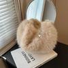 Bolso de Axila Peludo de Gran Capacidad Transfronterizo para Mujer 2026 Nueva Moda Tendencia Bolso de Felpa con Acabado de Alta Gama Bolso de Hombro Versátil