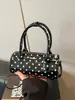 Bolso Cruzado de Hombro Cilíndrico para Mujer, Nuevo, Elegante, de Lunares, Gran Capacidad, Moda Exquisita Casual Primavera-Verano 2026