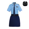 Uniformes de Policía para Niños de Halloween, Disfraces de Performance, Disfraces para Fiestas de Disfraces, Disfraces de Cosplay para Escenario