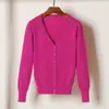 Nuevos Tops Cortos de Cuello en V para Mujer de Principios de Primavera y Principios de Otoño, Chaquetas, Prendas de Punto, Cárdigans, Ropa para Habitación con Aire Acondicionado, Suéteres para Mujer