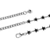 Moda Europea y Americana Sexy Cadena Cinturón Simple Estrella Cadena de Cintura Estilo Callejero de Mujer Moderna Cadena de Cintura de una Sola Capa Cadena Corporal