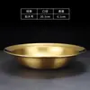 Prato de Jantar Transfronteiriço Aço Inoxidável 304 Prato de Louça Estilo Coreano Prato Chapéu de Palha Estilo Ocidental Tigela Dourada Tigela para Hot Pot de Frutos do Mar Tigela para Sopa
