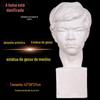 Arte em gesso figura retrato boca pontuda jovem esboço estátua de gesso chinês jovem jovem natureza morta materiais de arte