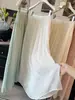 Como uma Fada e Elegante~ Saia de Gaze Fluida para Mulheres com Temperamento Suave, Saia Longa com Efeito Drapeado, Saia Patchwork Estilosa