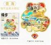 Ímã de Geladeira de Metal da Ilha do Sul da Austrália, Placa de Madeira 3D de Guangdong, Lembrança Criativa para Turismo Cultural e Criativo da Cidade