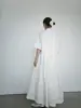 Vestido Chemise Retro Tridimensional Kaneko Estilo Japonês para Mulheres, Vestido Longo Solto e Emagrecedor, Vestido Longo Simples e Elegante