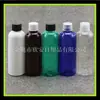 Tampa de rosca garrafa PET 100ml garrafa pura Orvalho frasco de amostra pequena de detergente para roupa 100ml Frasco de loção Frasco de shampoo frasco de essência