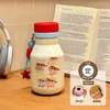 Nueva taza térmica de acero inoxidable 316, con un diseño creativo y artístico, perfecta para estudiantes, con un estilo de taza de leche portátil, lindo y adorable.