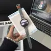 Adecuado para Huawei Gt7/5 Correa de Reloj en Forma de Cruz Watch6 Moda Otoño e Invierno Versátil Correa de Muñeca de Mezclilla para Niñas