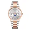 Relógio Masculino Multifuncional de Moda ORSGA Casual de Fábrica Transfronteiriço com Pedras Strass Calendário Lunar À Prova D'água Relógio de Quartzo