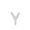 Conector de Manguera Suave Tipo Y de Tres Vías de 3,9 mm Conector de Barbilla de 5/32 Agua PP Conector Rápido de Manguera Conector de Tubería de Agua de Plástico Divisor Oxígeno