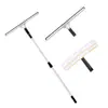 Limpiacristales de Acero Inoxidable 1.2m 2.4m Poste Telescópico de Aleación de Aluminio Aplicador de Agua Propiedad Limpiador de Cristales de Hotel Limpiador