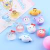Bonito animal cabeça grande luminosa diy creme cola caso de telefone pingente hairpin jóias resina acessórios atacado