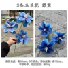 2026 Flores Artificiales Azules Claros Nuevas para Bodas Venta al por Mayor Decoración de Pasillo de Boda Azul Cielo Flores Falsas