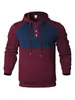 Nova Marca Trendy Masculina Europeia e Americana Cross-Border Amazon Temu Shein Fabricante Cross-Border Moletom com Capuz Casual Esportivo Novo