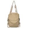 Mochila Transfronteriza Estilo Coreano Simple Color Sólido Casual Mochila de Viaje Combinable Moderna Ligera Gran Capacidad Doble Propósito Mochila Escolar