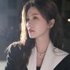 Collar Colgante Corazón de Perla Estilo Ciervo Blanco Xiaomi para Mujer, Diseño de Nicho de Lujo Ligero, Cadena Versátil de Alta Gama para la Clavícula