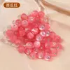Botones Cheongsam Imitación Perlas de Jade Resina Puntos Redondos Diamante Botones Perlados Camisa Chifón Imitación Perlas Redondas Expuestas Accesorios Botones