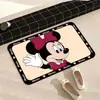 Alfombrilla de suelo de barro de diatomeas Dibujos animados Mickey y Minnie Felpudo para puerta de entrada Alfombrilla absorbente para pies de baño Alfombrilla de suelo para baño Dropshipping
