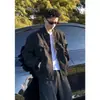 Chaqueta Corta de Pana Marrón Cleanfit Estilo Retro Americano Chaqueta de Trabajo Marca Moderna para Hombre Uniforme de Béisbol Piloto