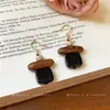 Pendientes de madera vintage geométricos, únicos y elegantes, con un toque exclusivo de alta gama, pendientes sencillos y elegantes para mujer