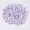 Flor de Jazmín Simulada Flor Individual Margarita de Tres Capas Materiales para Decoración de Sombreros DIY Hecho a Mano Accesorios para Guirnaldas Flores Falsas