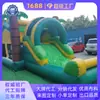 Castillo Hinchable Inflable de Selva Verde Castillo Inflable Comercial para Puestos en Plazas Fuente de Impresión Digital Suministro Directo de Fábrica