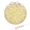 8mm de vidro gelo transparente dupla talão de tinta florescendo contas de ouro DIY artesanal colar pulseira jóias acessórios contas soltas