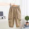 9636 Pantalones de Trabajo para Niños Primavera y Otoño 2026 Nuevos Pantalones Jogger Elegantes para Niños Pequeños y Niños, Pantalones Casuales de Otoño para Bebés