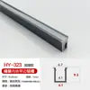 Kit de ranura de aluminio para barra de luz dura Lámpara en forma de U con carcasa Lámpara de techo Lámpara de gabinete de cocina Línea de iluminación de elevación Accesorios para lámparas