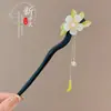 Horquilla de Borla Estilo Antiguo de Alta Gama para Mujer, Nueva Horquilla Chinoiserie, Horquilla Moderna para Cheongsam, Tocado de Horquilla