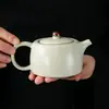Conjunto de Chá de Viagem Forno Ru com Bule e Xícaras de Chá, Adequado para Chá Gongfu, Presentes de Abertura de Negócios para Empresas, Impressão de Logotipo Disponível, Folhas de Chá Incluídas