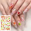 Pegatinas de Hoja de Arce Suministro Transfronterizo Pegatinas para Uñas 12 Estilos Set de Pegatinas para Uñas Compañero de Esmalte en Gel para Acción de Gracias