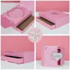 Caja de Empaque Temática de Amor para el Día de San Valentín, Caja de Regalo tipo Cajón de Doble Puerta, Caja Vacía, Doble Capa, Regalo para Novia, Caja de Joyería Souvenir