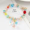 Pulsera de Cristal de Color Transfronteriza de Amazon Pulsera de Cristal Fresca Pequeña Pulsera Femenina Mori Fairy Colgante de Diamante de Amor